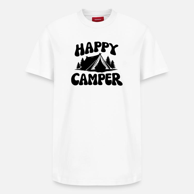 Camper - Relaxed Unisex Supima Cotton T-Shirt – von SPREAD - Weiß