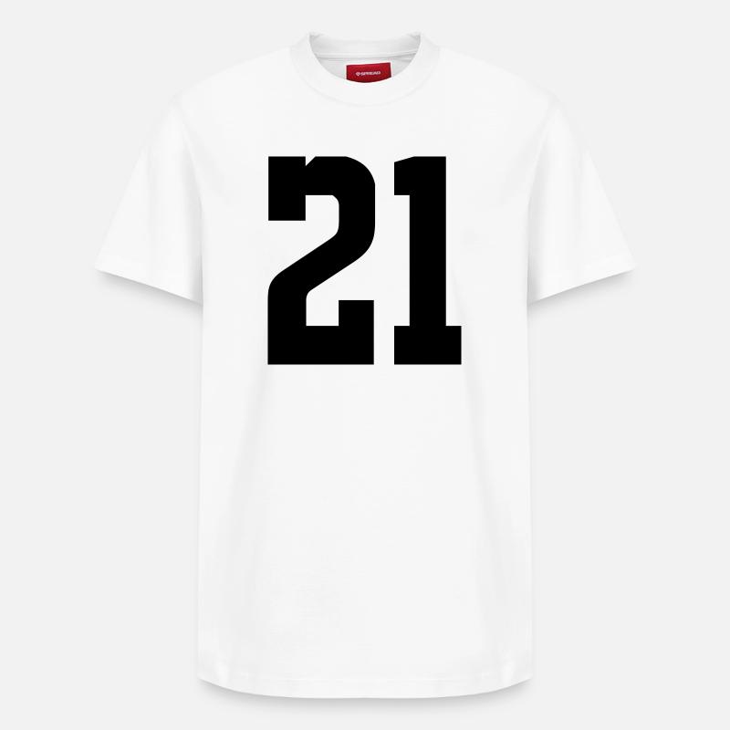 21 - T-shirt unisexe décontracté en coton Supima – de SPREAD - blanc