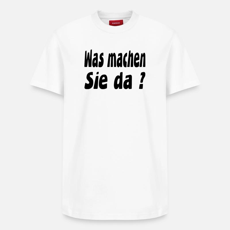 Travail - T-shirt unisexe décontracté en coton Supima – de SPREAD - blanc