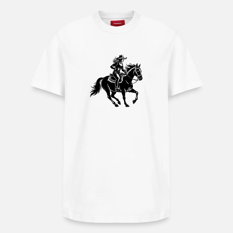 Vache - T-shirt unisexe décontracté en coton Supima – de SPREAD - blanc