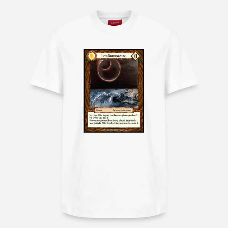 Dans le néant - T-shirt unisexe décontracté en coton Supima – de SPREAD - blanc