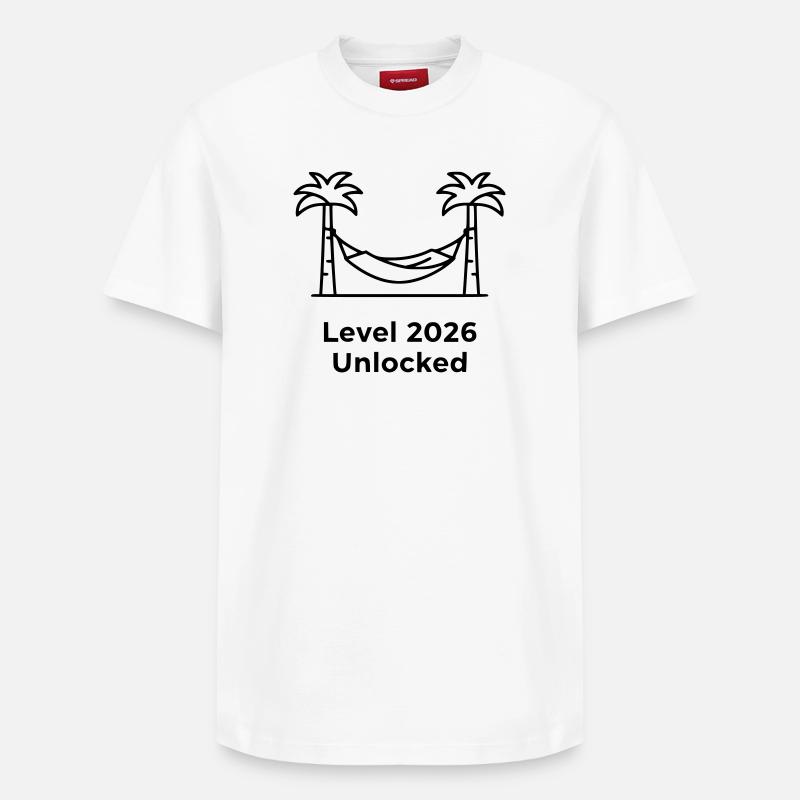 Hamac débloqué niveau 2026 - T-shirt unisexe décontracté en coton Supima – de SPREAD - blanc