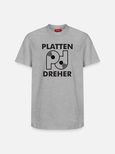 Plate turner logo with lettering - Relaxed Unisex Supima Cotton T-Shirt – by SPREAD - white