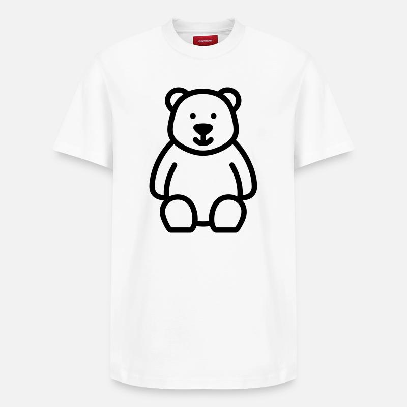 ours - T-shirt unisexe décontracté en coton Supima – de SPREAD - blanc