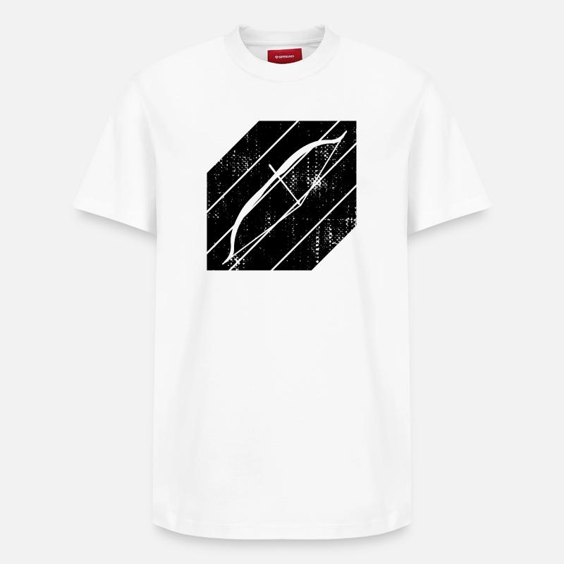 Archerie - T-shirt unisexe décontracté en coton Supima – de SPREAD - blanc