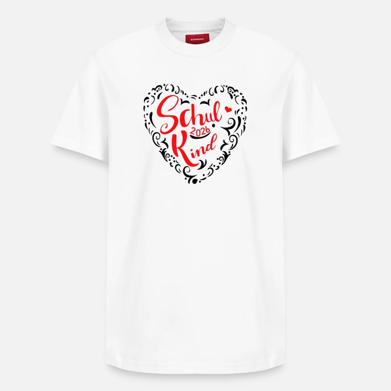 Écolier 2026 - T-shirt unisexe décontracté en coton Supima – de SPREAD - blanc