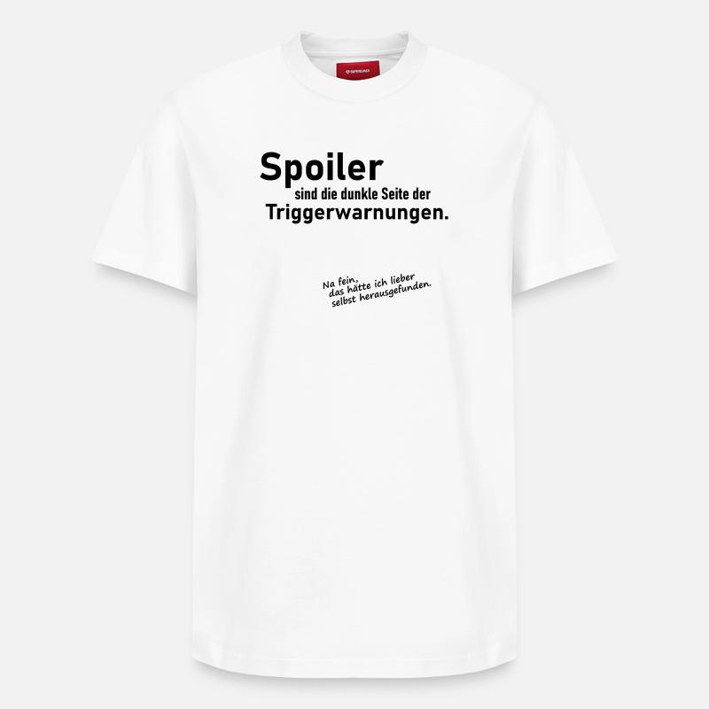 Trigger Spoiler - Relaxed Unisex Supima Cotton T-Shirt – von SPREAD - Weiß