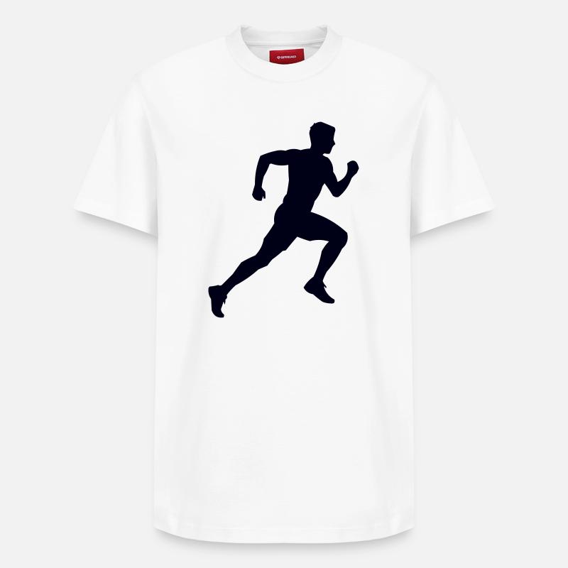 Jogging - T-shirt unisexe décontracté en coton Supima – de SPREAD - blanc
