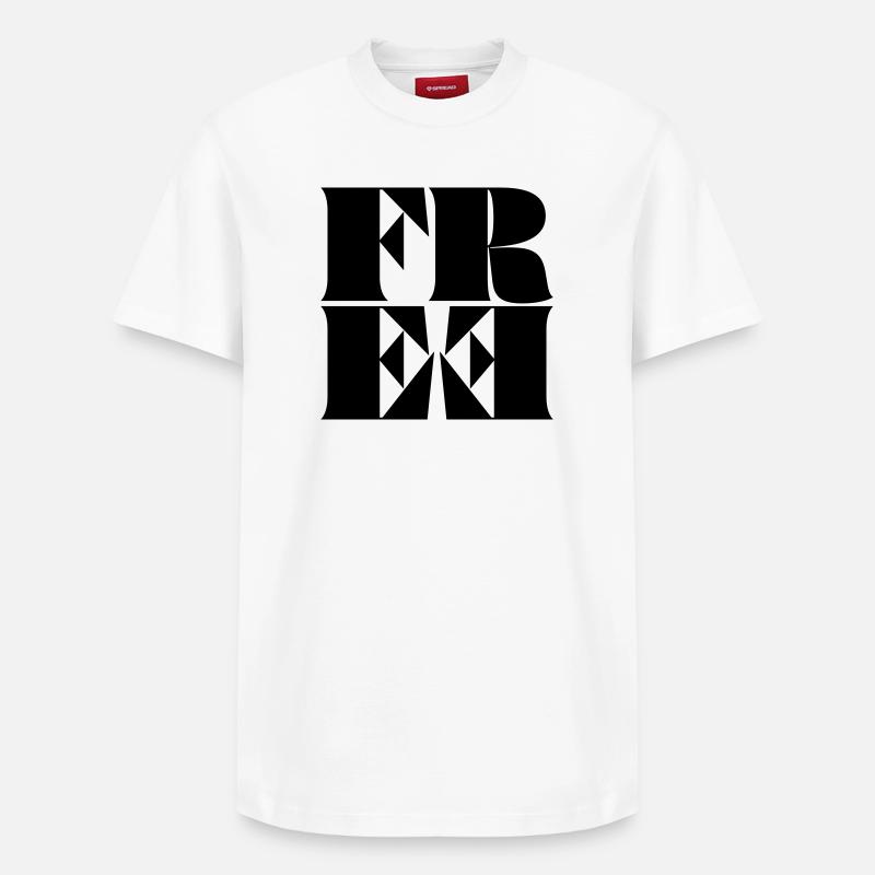 Libre - T-shirt unisexe décontracté en coton Supima – de SPREAD - blanc
