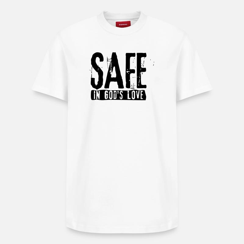 SAFE - Relaxed Unisex Supima Cotton T-Shirt – von SPREAD - Weiß
