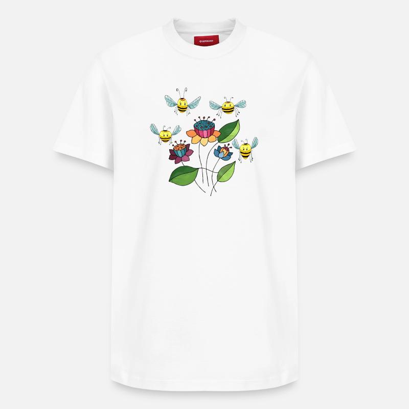 Insectes - T-shirt unisexe décontracté en coton Supima – de SPREAD - blanc