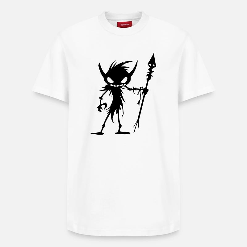 Goblin Orc - Relaxed Unisex Supima Cotton T-Shirt – by SPREAD - white