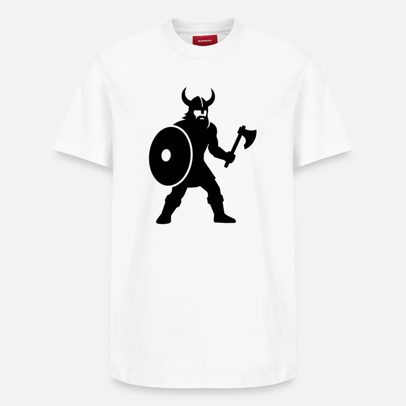 Viking - T-shirt unisexe décontracté en coton Supima – de SPREAD - blanc