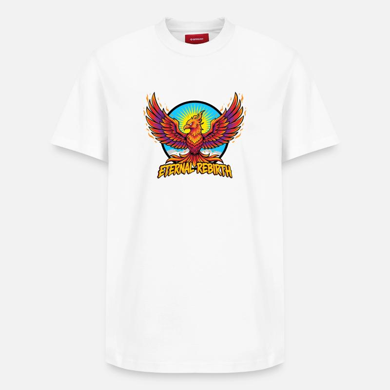 ETERNAL REBIRTH - T-shirt unisexe décontracté en coton Supima – de SPREAD - blanc