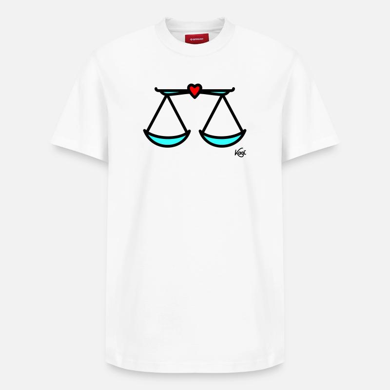 Grande échelle - T-shirt unisexe décontracté en coton Supima – de SPREAD - blanc
