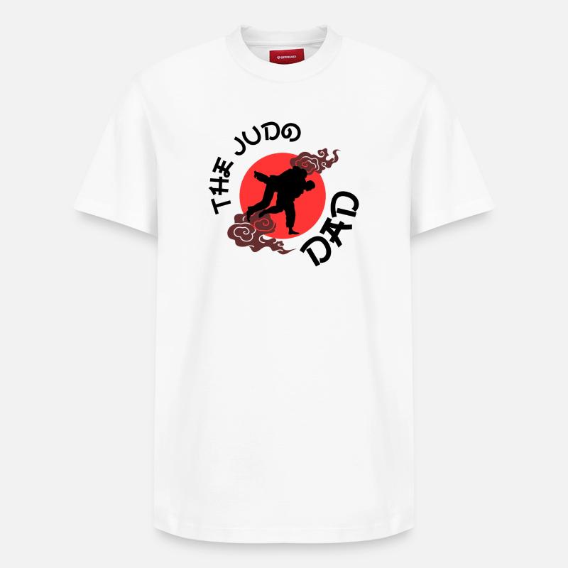 the Judo Dad - T-shirt unisexe décontracté en coton Supima – de SPREAD - blanc