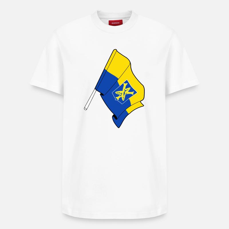 Fier de Zandvoort - T-shirt unisexe décontracté en coton Supima – de SPREAD - blanc