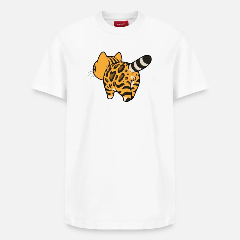 Leopard pattern converter - Relaxed Unisex Supima Cotton T-Shirt – by SPREAD - white