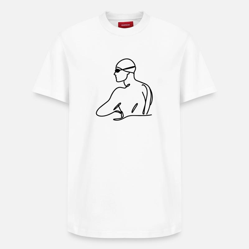Float Graphic - Relaxed Unisex Supima Cotton T-Shirt – by SPREAD - white