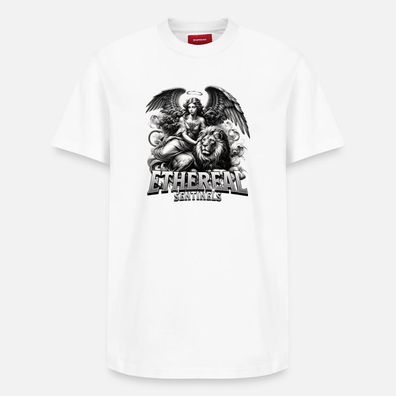 Wächter der Ätherwelt - Relaxed Unisex Supima Cotton T-Shirt – von SPREAD - Weiß