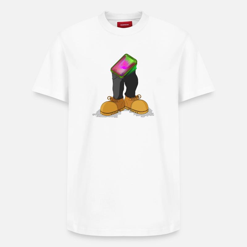 PROFIL PRIS - T-shirt unisexe décontracté en coton Supima – de SPREAD - blanc