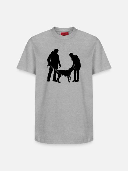 Hundebesitzer - Relaxed Unisex Supima Cotton T-Shirt – von SPREAD - Weiß