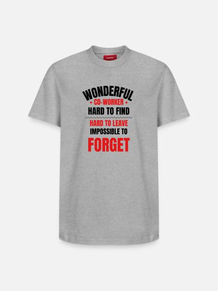 Cadeau d’adieu collègue - T-shirt unisexe décontracté en coton Supima – de SPREAD - blanc