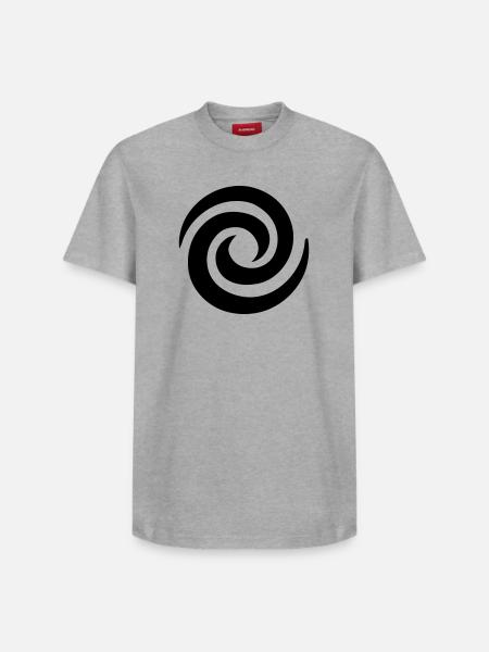 Japanese Spiral - Relaxed Unisex Supima Cotton T-Shirt – by SPREAD - white