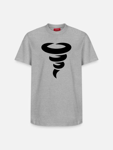 tornado - Relaxed Unisex Supima Cotton T-Shirt – by SPREAD - white