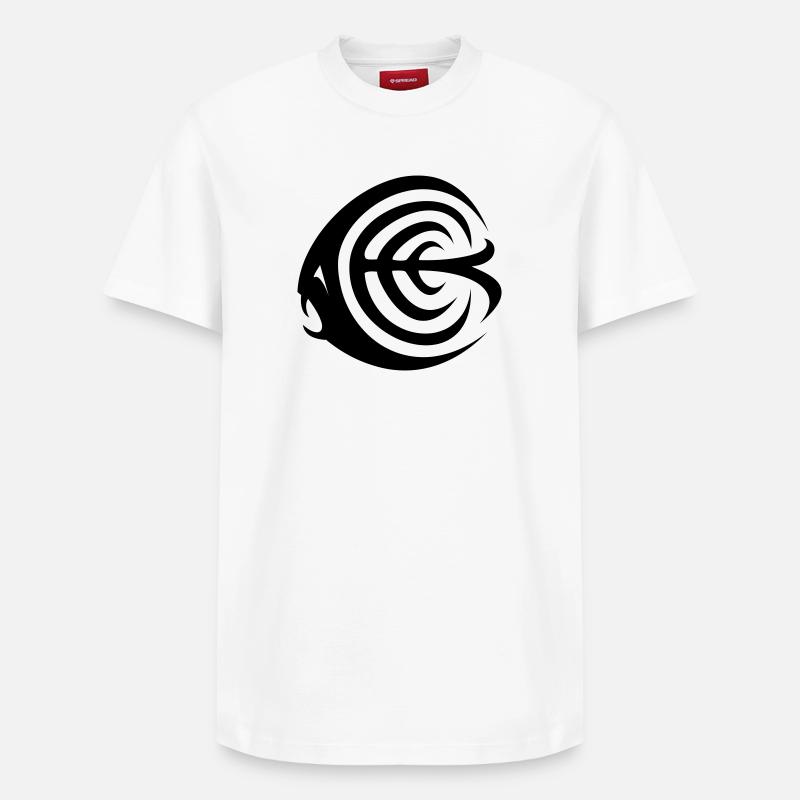 Pufferfish - T-shirt unisexe décontracté en coton Supima – de SPREAD - blanc