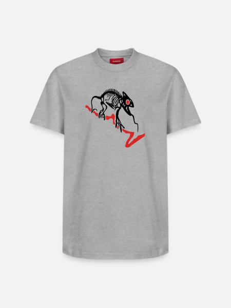 Gecko, Eidechse, Computer - Relaxed Unisex Supima Cotton T-Shirt – von SPREAD - Weiß