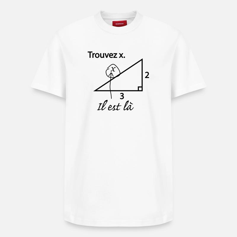 Trouver x - T-shirt unisexe décontracté en coton Supima – de SPREAD - blanc
