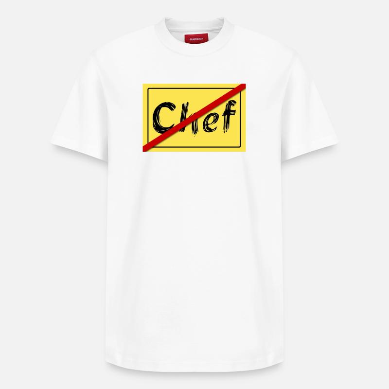 Ex-Chef - Relaxed Unisex Supima Cotton T-Shirt – von SPREAD - Weiß