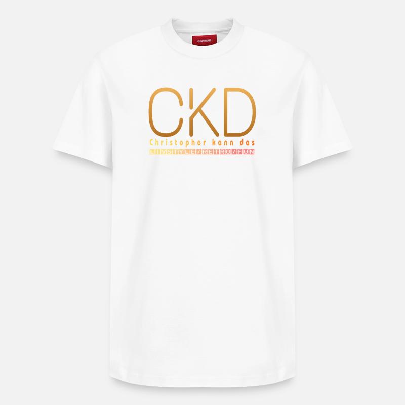 Christopher peut le faire - T-shirt unisexe décontracté en coton Supima – de SPREAD - blanc