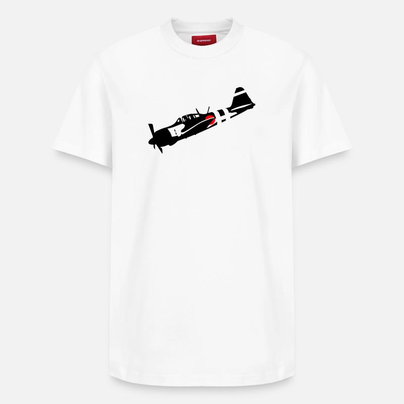 zéro - T-shirt unisexe décontracté en coton Supima – de SPREAD - blanc