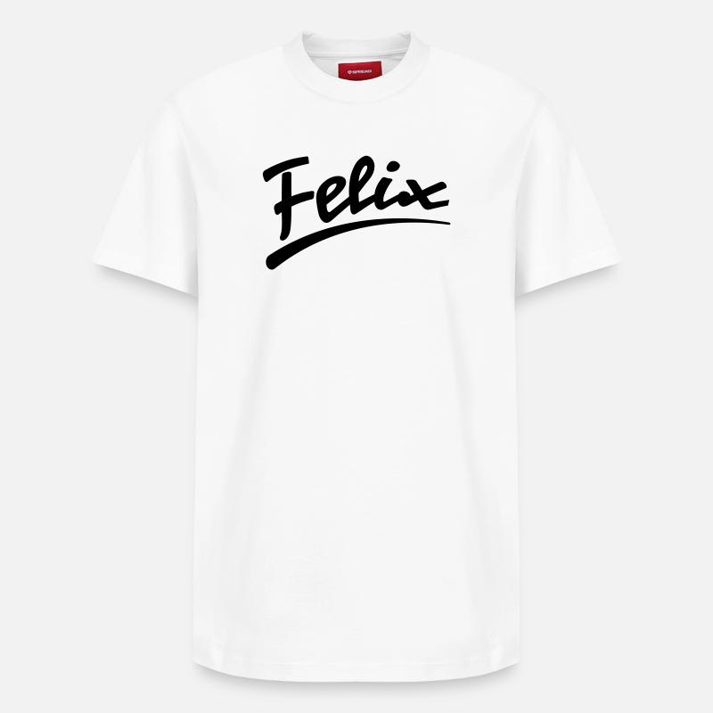 felix | Felix - T-shirt unisexe décontracté en coton Supima – de SPREAD - blanc