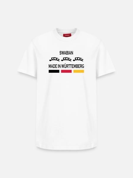 Made in Württemberg - Relaxed Unisex Supima Cotton T-Shirt – by SPREAD - white