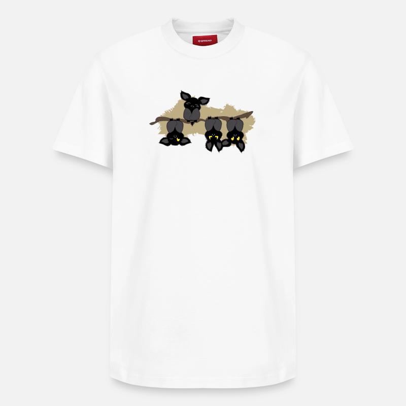 Battre dans l'autre sens - T-shirt unisexe décontracté en coton Supima – de SPREAD - blanc