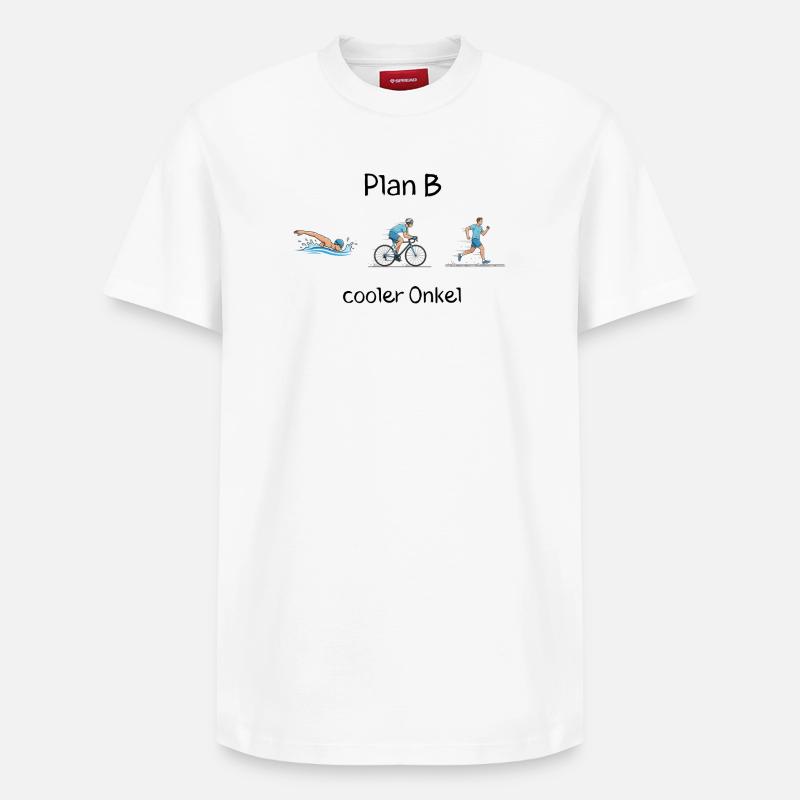 Oncle cool - T-shirt unisexe décontracté en coton Supima – de SPREAD - blanc