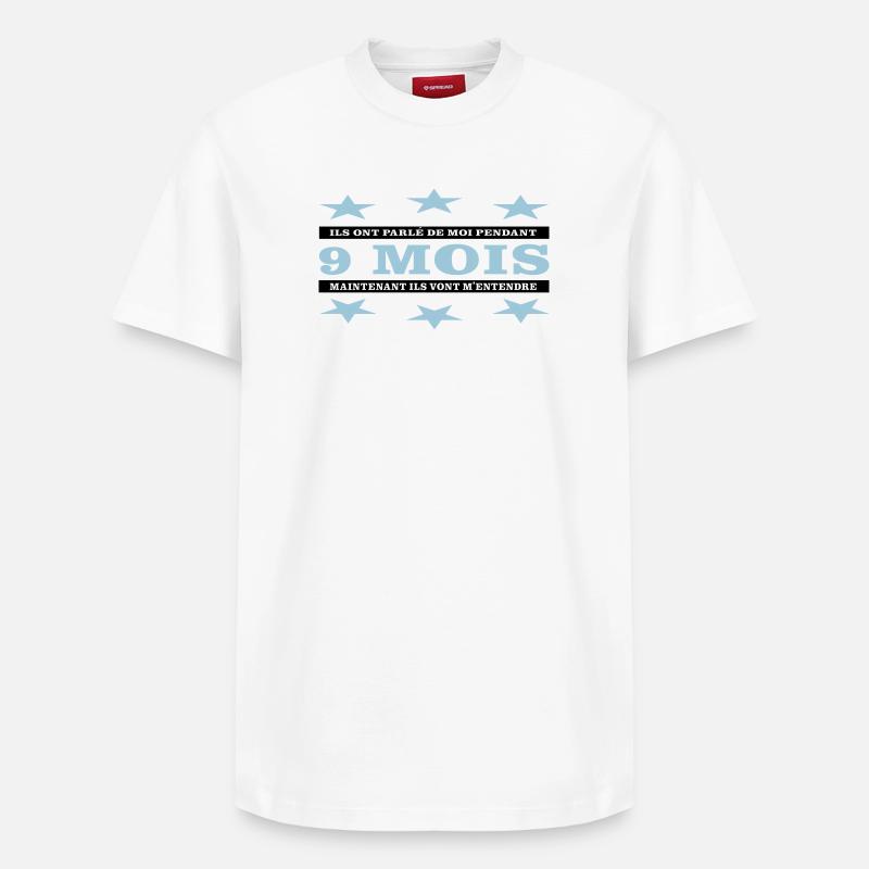 9 months - Relaxed Unisex Supima Cotton T-Shirt – by SPREAD - white