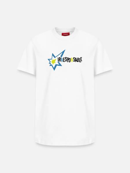 Irresponsable - T-shirt unisexe décontracté en coton Supima – de SPREAD - blanc