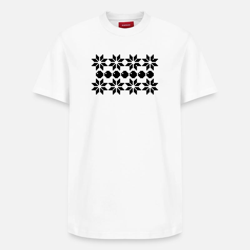 moche design de noël - T-shirt unisexe décontracté en coton Supima – de SPREAD - blanc