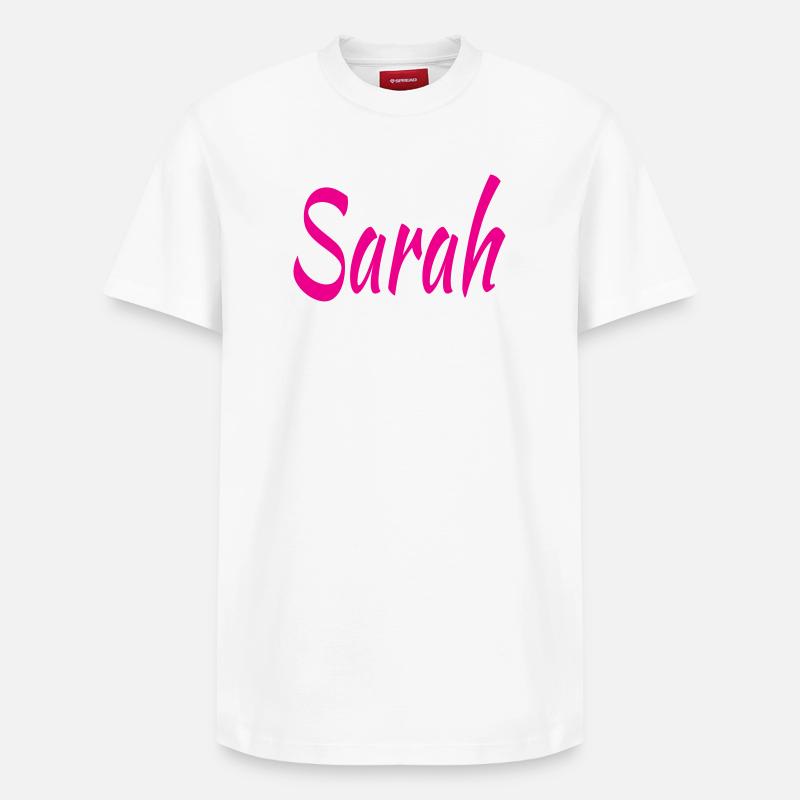 Sarah - Relaxed Unisex Supima Cotton T-Shirt – von SPREAD - Weiß