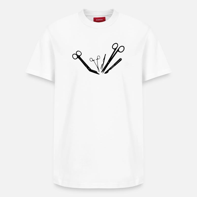 Operation tools - Relaxed Unisex Supima Cotton T-Shirt – by SPREAD - white