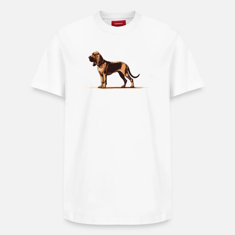 Limier - T-shirt unisexe décontracté en coton Supima – de SPREAD - blanc