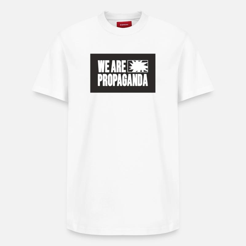 Nous sommes de la propagande - T-shirt unisexe décontracté en coton Supima – de SPREAD - blanc