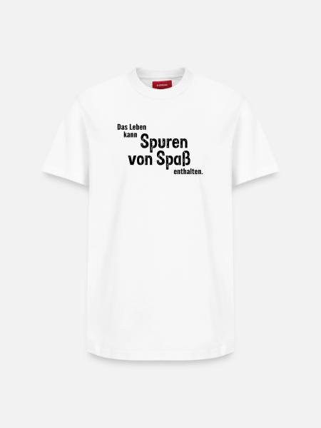 Traces of fun - Relaxed Unisex Supima Cotton T-Shirt – by SPREAD - white