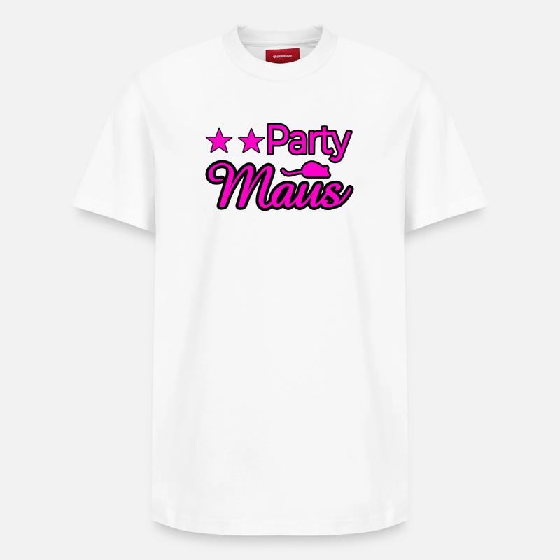 Parti - T-shirt unisexe décontracté en coton Supima – de SPREAD - blanc