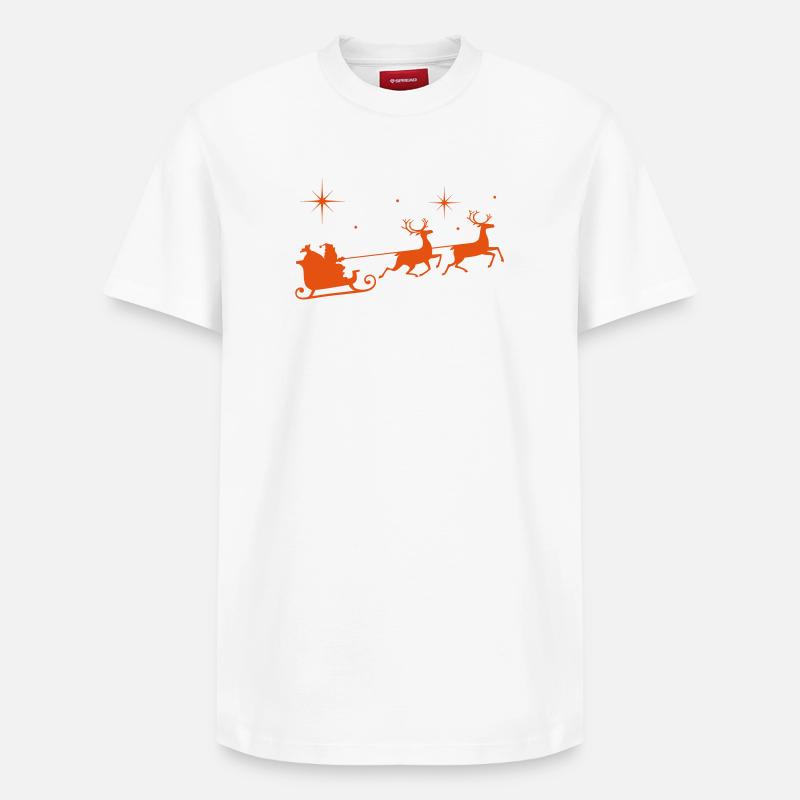 xmas5 - T-shirt unisexe décontracté en coton Supima – de SPREAD - blanc