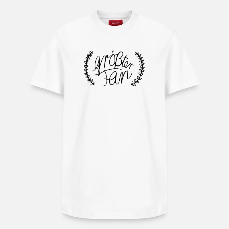 Le plus grand fan - T-shirt unisexe décontracté en coton Supima – de SPREAD - blanc